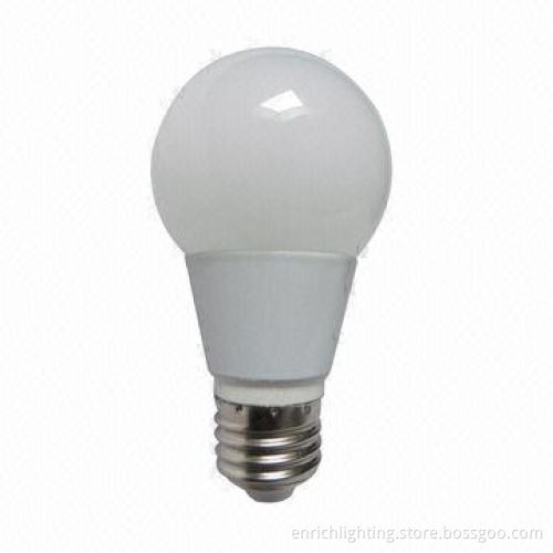 7W E27 LED Bulb, 90-100lm/W High-lumen, >80Ra CRI, >0.95 Power Factor